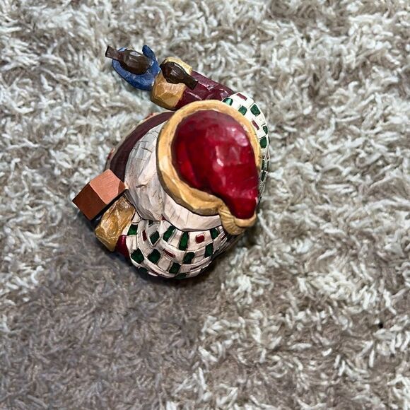 Jim Shore Santa Christmas Ornament Birds Birdhouse Roosters Enesco 2002 - Picture 15 of 16